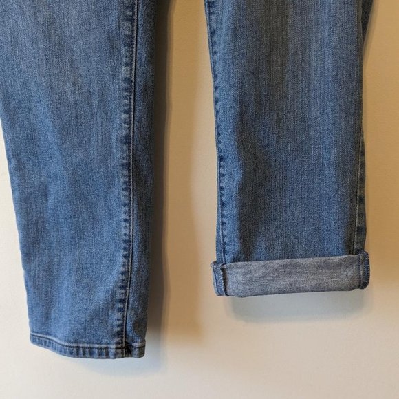 LOFT Curvy Cuffed Crop Jeans Women's Size 8 - Picture 4 of 6